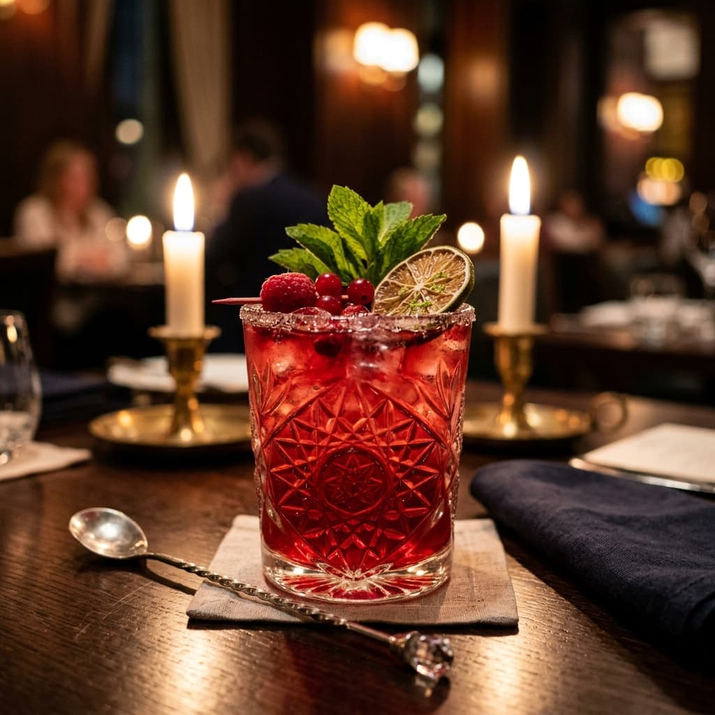 Crimson Ocean Mocktail